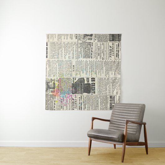 Tenture publicité vintage (En situation (horizontale))