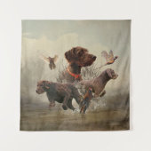 Tenture Pudelpointers, Chasse faisan (Devant)