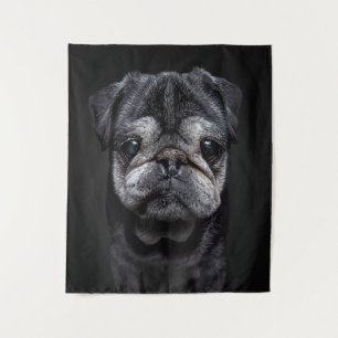 Tenture Pug Néo Écharpe