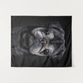 Tenture Pug NéO Plaid (Devant (Horizontal))