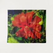 Tenture Puissance des fleurs rouges (Devant (Horizontal))