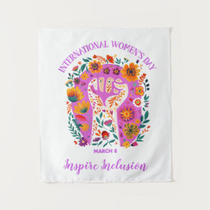 Tenture Puissante Fête Florale Internationale des Femmes