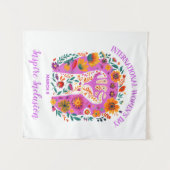 Tenture Puissante Fête Florale Internationale des Femmes (Devant (Horizontal))