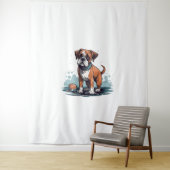 Tenture PupArt Design Boxer Briefs - Funny Chien Graphisme (En situation)
