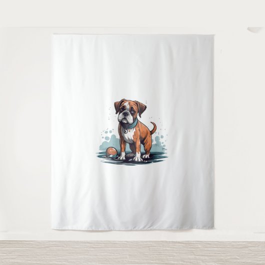 Tenture PupArt Design Boxer Briefs - Funny Chien Graphisme (Devant)