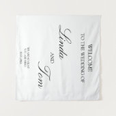 Tenture Pure Élégance Blanche (Devant (Horizontal))