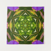 TENTURE PURPLE AND GREEN ABSTRACT DRAWING. SAMER BRASIL. 4 (Devant (Horizontal))