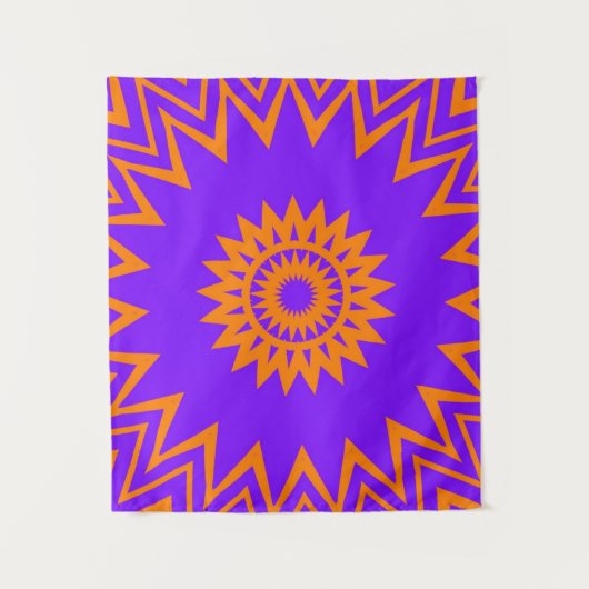 Tenture Purple and Orange Sun Rays (Devant)