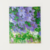 Tenture Purple Clematis flower (Devant)