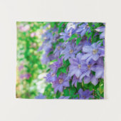 Tenture Purple Clematis flower (Devant (Horizontal))