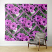 Tenture Purple daisies (En situation (horizontale))