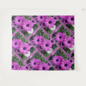 Tenture Purple daisies (Devant (Horizontal))