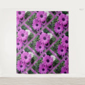 Tenture Purple daisies (Devant)