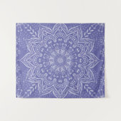 Tenture Purple Elegant Boho Moderne Mandala (Devant (Horizontal))