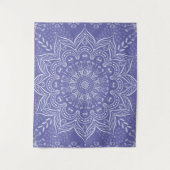Tenture Purple Elegant Boho Moderne Mandala (Devant)