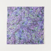 Tenture Purple hydrangea flowers (Devant (Horizontal))