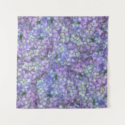 Tenture Purple hydrangea flowers (Devant (Horizontal))
