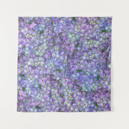 Tenture Purple hydrangea flowers (Devant)