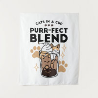 Purr-fect Blend : Cat and Coffee Art for Pet Lover