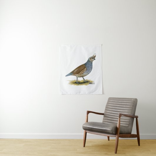 Tenture Quail à échelle (En situation)
