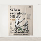 Tenture Quand l'évolution est câblée, les Grands Danois so (Devant)
