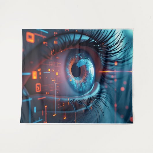 Tenture Quantum Eye tapestry (Devant (Horizontal))