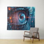 Tenture Quantum Eye tapestry (En situation (horizontale))