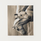 Tenture Quart De Chevaux Sur Les Prairies Canadiennes (Devant)