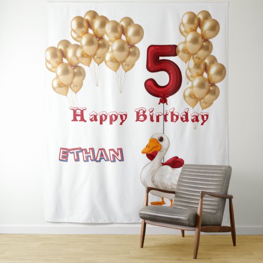 Tenture Quatrième anniversaire  (En situation)