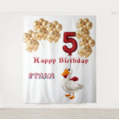 Tenture Quatrième anniversaire  (Devant)