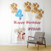 Tenture Quatrième anniversaire  (En situation)