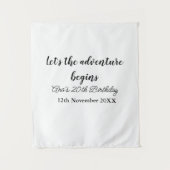 Tenture que l'aventure commence 20e anniversaire ajouter n (Devant)