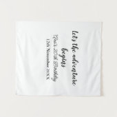 Tenture que l'aventure commence 20e anniversaire ajouter n (Devant (Horizontal))