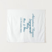 Tenture que l'aventure commence nom de la fête de fiançail (Devant (Horizontal))