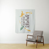 Tenture Que le monde entende votre rugissement (En situation)