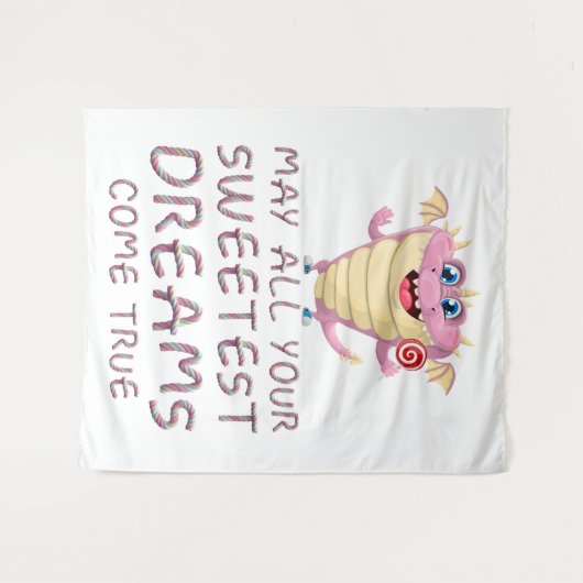 Tenture Que tous vos rêves les plus doux deviennent vraime (Devant (Horizontal))