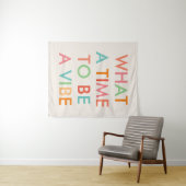 Tenture Quelle heure d'être une citation motivationnelle (En situation (horizontale))