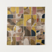 Tenture Quilt collage en patchwork : impression mixte. (Devant (Horizontal))