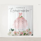 Tenture Quinceanera 15e anniversaire Décor Décor (Devant)