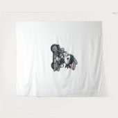 Tenture Rabbit Boba Tea Bubble Tea Kawaii Thème Cute Rabbi (Devant (Horizontal))