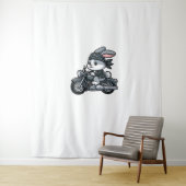 Tenture Rabbit Boba Tea Bubble Tea Kawaii Thème Cute Rabbi (En situation)