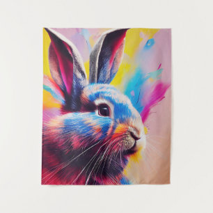 Tenture Rabbit Bunny Animal Discovery Aventure Nature