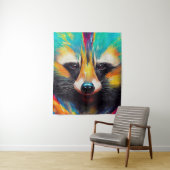 Tenture Raccoon Animal Discovery Aventure Nature Planet (En situation)