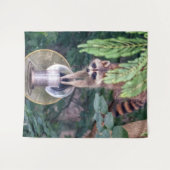 Tenture Raccoon raid l'éleveur d'oiseaux (Devant (Horizontal))