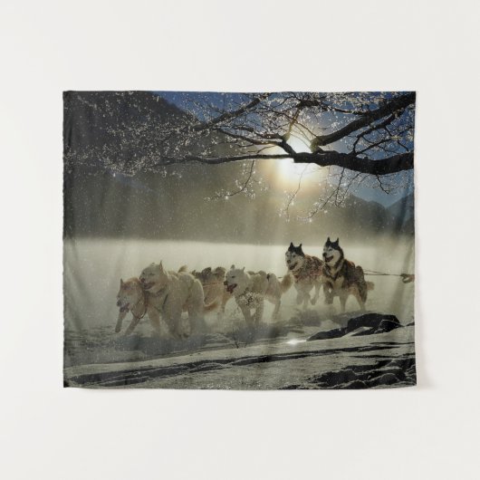 Tenture Race de Sled (Devant (Horizontal))