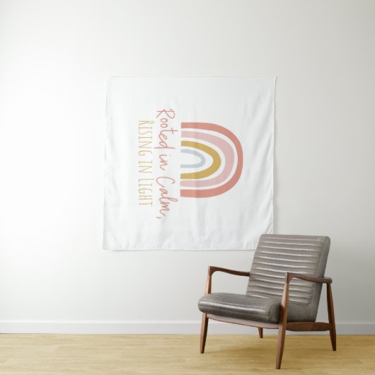 Tenture Racine dans le canevas de Calme - Impression mural (En situation (horizontale))