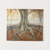 Tenture Racines antiques d'arbre (Devant (Horizontal))