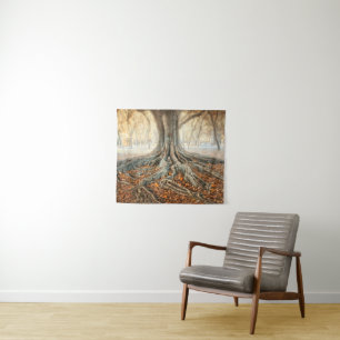 Tenture Racines antiques d'arbre