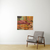 Tenture Radha, déesse de l'amour par Raja Ravi Varma (En situation (horizontale))