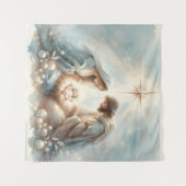 Tenture Radiant Holy Family Nativity Scene (Devant (Horizontal))